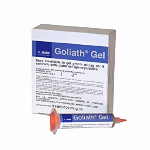 Cartouche de Goliath Gel 35gr avec poussoir et canule, insecticide